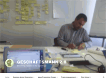 Tablet Screenshot of geschaeftsmann20.com